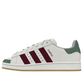 Adidas Campus 00S „Weiß Burgunderrot Grün“