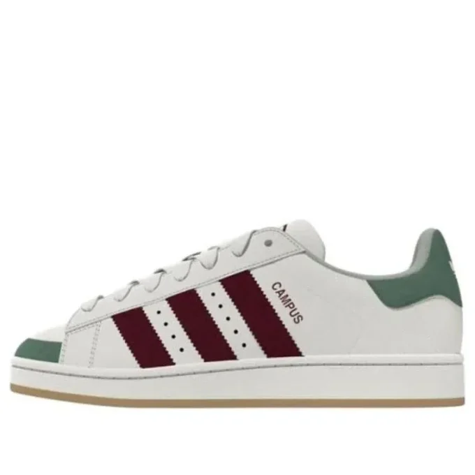 Adidas Campus 00S „Weiß Burgunderrot Grün“
