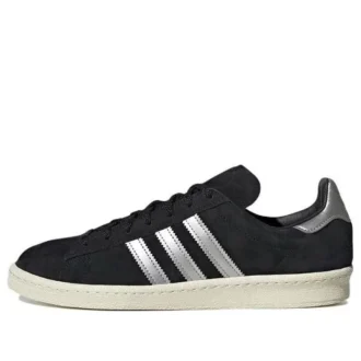 Adidas Campus „Black Metallic Silver“