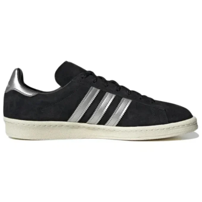Adidas Campus „Black Metallic Silver“