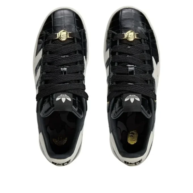 Adidas X a Bathing Ape Campus 00S „Black White“
