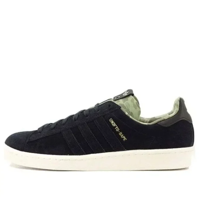 Adidas X a Bathing Ape X Undefeated Campus 80S „Black“