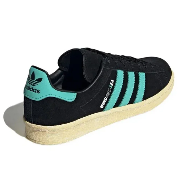 Adidas X Atmos X Wind and Sea Campus 80S „Black Blue“