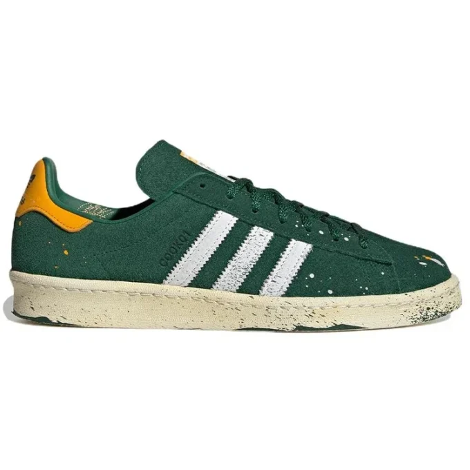 Adidas X Cook Campus 80 „Paint Splatter – Dunkelgrün“